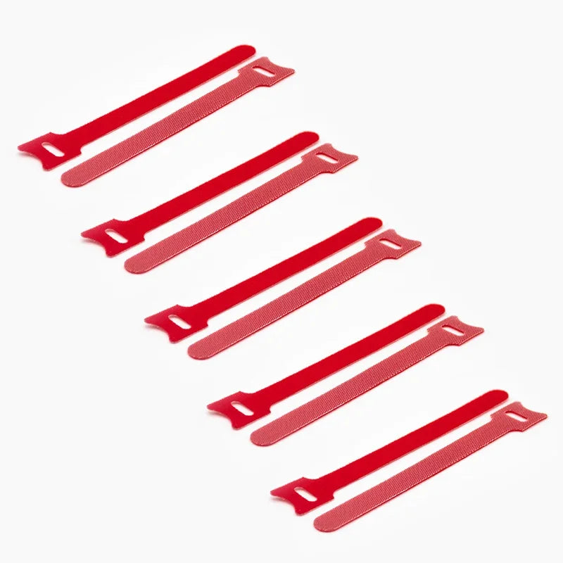 Releasable Cable Ties Durable and Soft Nylon Strap Reusable Velcro Cable Ties Organizer Tool Velcro Self-Adhesive Tapes