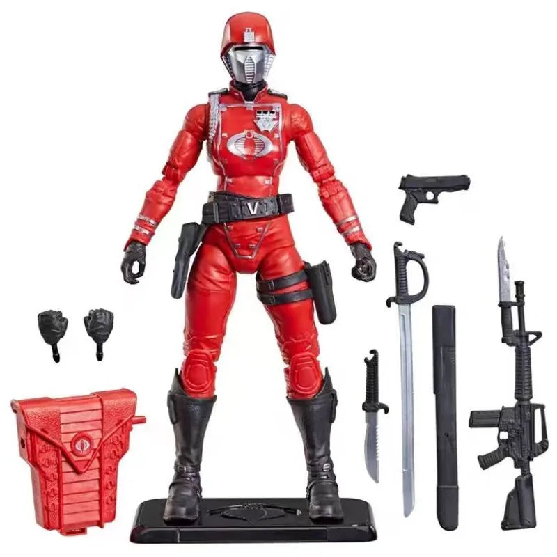 Original Hasbro G.I. Joe Classified Series Rafael 'Zap' Melendez/David 'Crazylegs' Thomas/Crimson Guard Anime Fiqure Model Toy