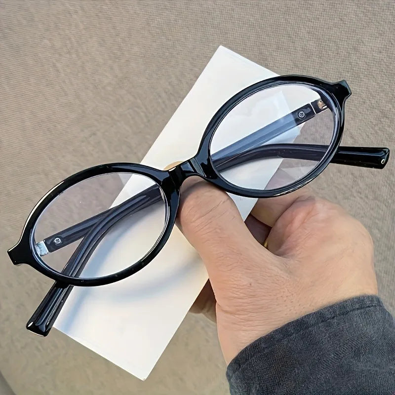 Blue Light Blocking Retro Y2K Style Small Frame Glasses Chic Leopard Print for TV Computer Phone Use Perfect for Parties