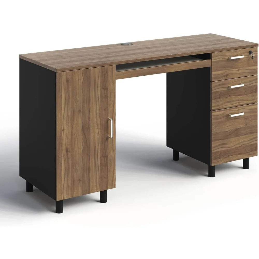 Modern Design Venice Computer Office Desk Drawers and Storage Cabinet for Office