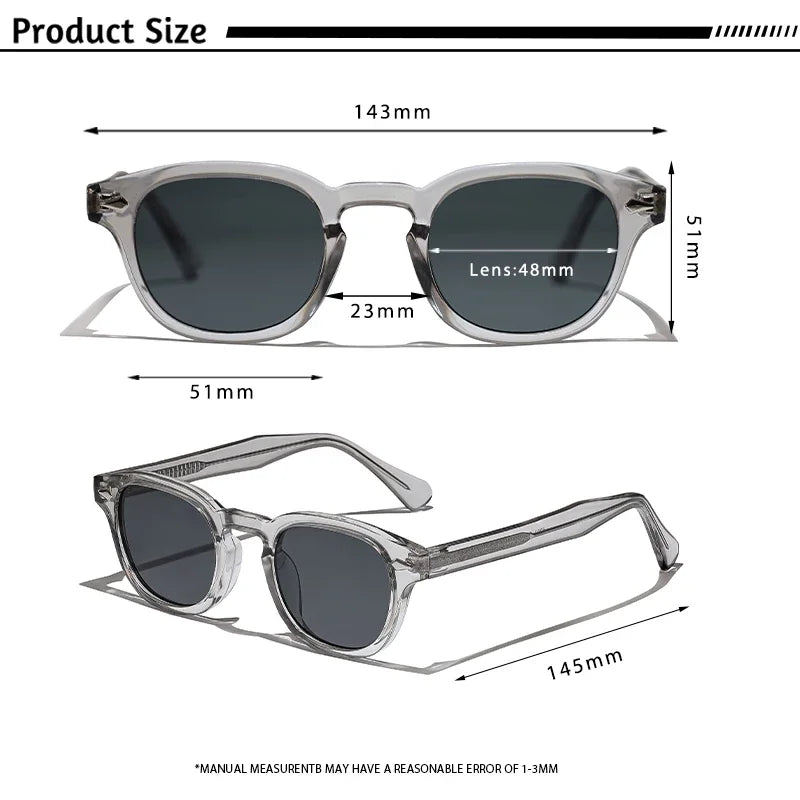 CATERSIDE Retro Small Frame Men's Prescription Sunglasses Punk Brand Design Sun Glasses Women's Party Travel Optical Eyeglasses