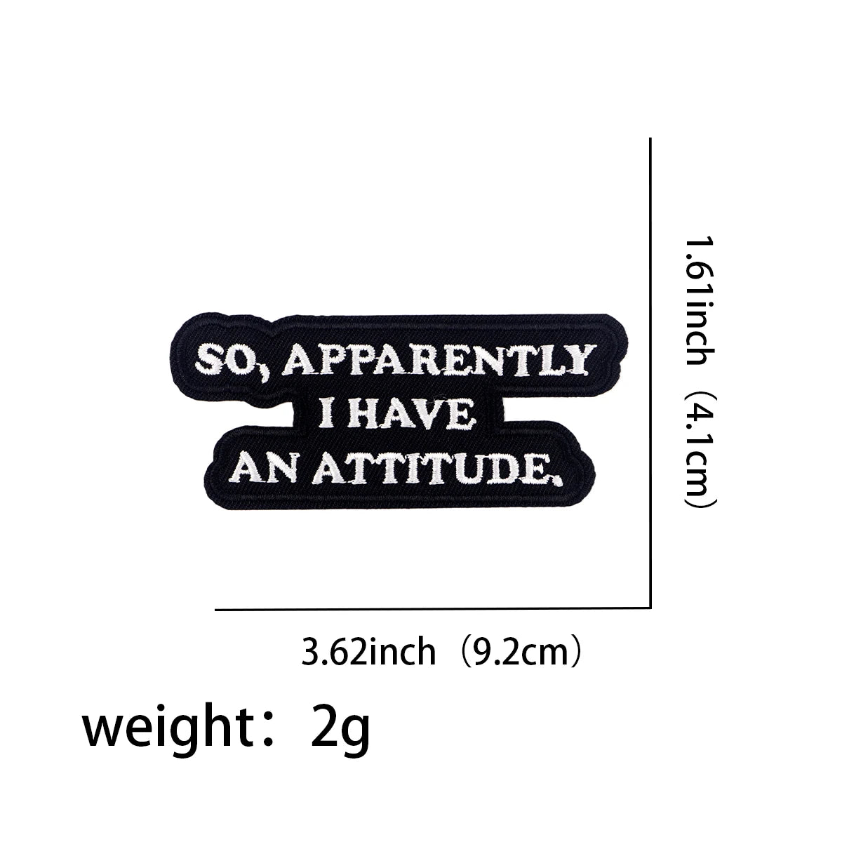 Letters Embroidery Patch Funny Quotes Iron On Patches For Clothing Thermoadhesive Patches On Clothes DIY Sew Badges