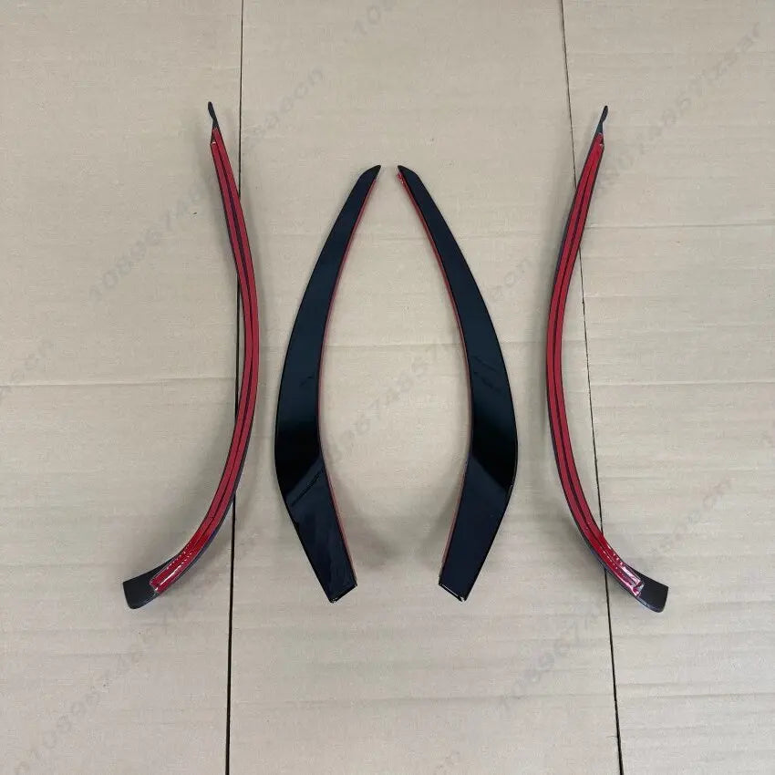 Front Bumper Air Vent Cover Trim Gloss Black For Mercedes Benz CLA Class C117 AMG Line 2013-2015 Intake Frame Spoiler Splitter