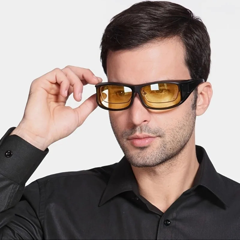 Advanced Anti-Reflective Yellow Night Driving Glasses
