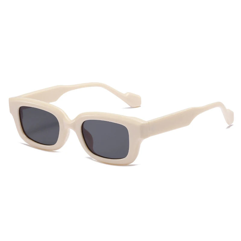 JNPCXI New Retro Small Rectangle Sunglasses Women Candy Colors Shades UV400 Square Men Sun Glasses