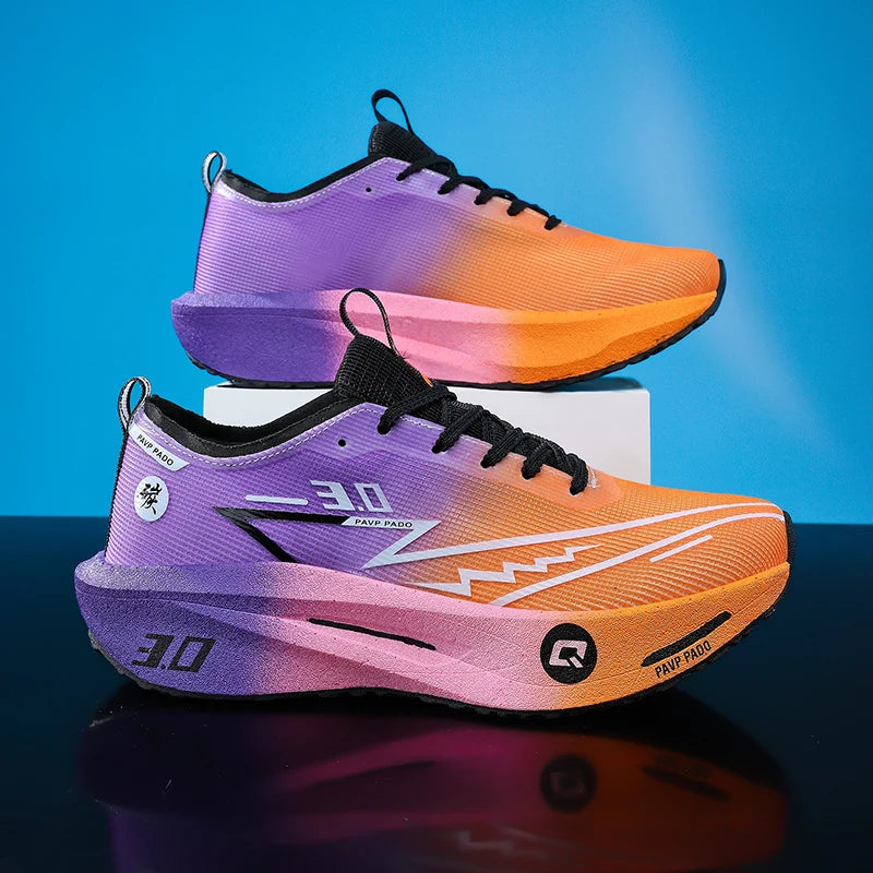 Men Running Shoes Marathon Carbon Board Speciality Sports Breathable Lightweight Women's Comfortable Athletic Sneakers New