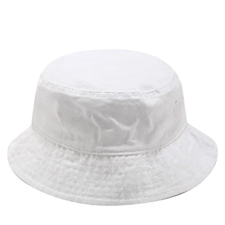 Fisherman Hat Vintage Denim Bucket Hats Outdoor Unisex Washed Cotton Panama Hats