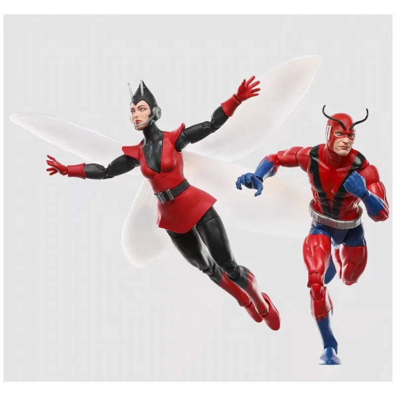 Original Hasbro Marvel Legends Series Hank Pym (Giant-Man) & Janet Van Dyne (Wasp) Action Toy Figure Collection