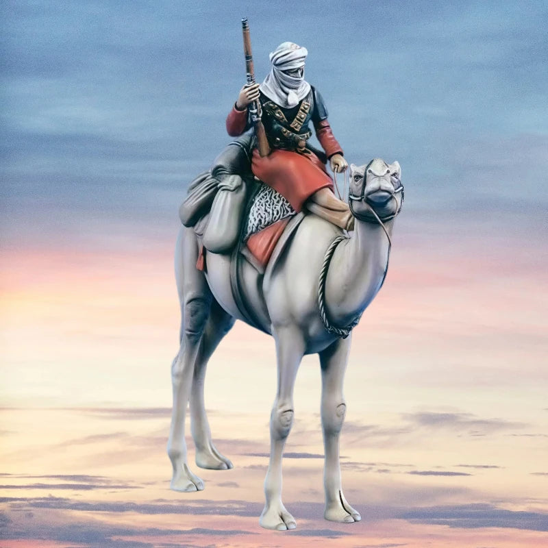 Unpainted 1:35 Resin Model GK Desert Camel Cavalry, Model Needs To Be Assembled