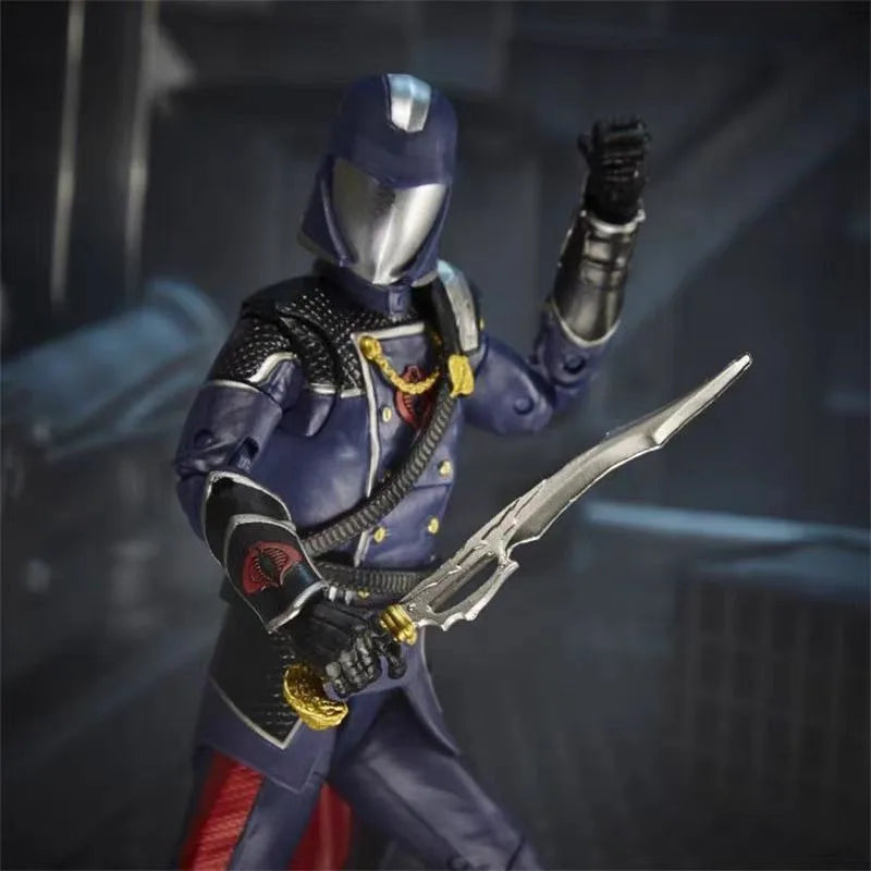 Original Hasbro G.I. Joe Classified Series 06 Cobra Commander Action Figure Collection Toys Ornaments