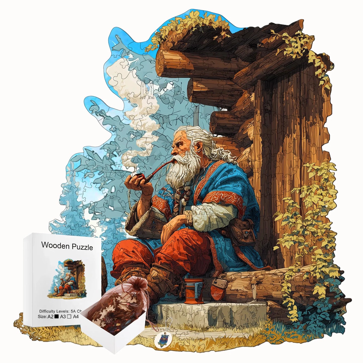 Humans Nature And Animals Wooden Jigsaw Puzzle Romantic Style Wooden Decor Christmas and Halloween Gift Toy for Teen and Kid
