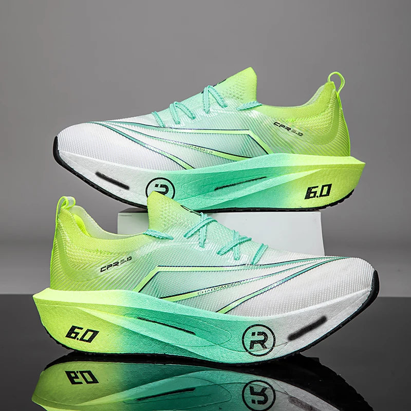 Running Shoes Marathon Men Carbon Board Breathable Lightweight Women Comfortable Athletic Casual Sneakers Outdoor Sports New