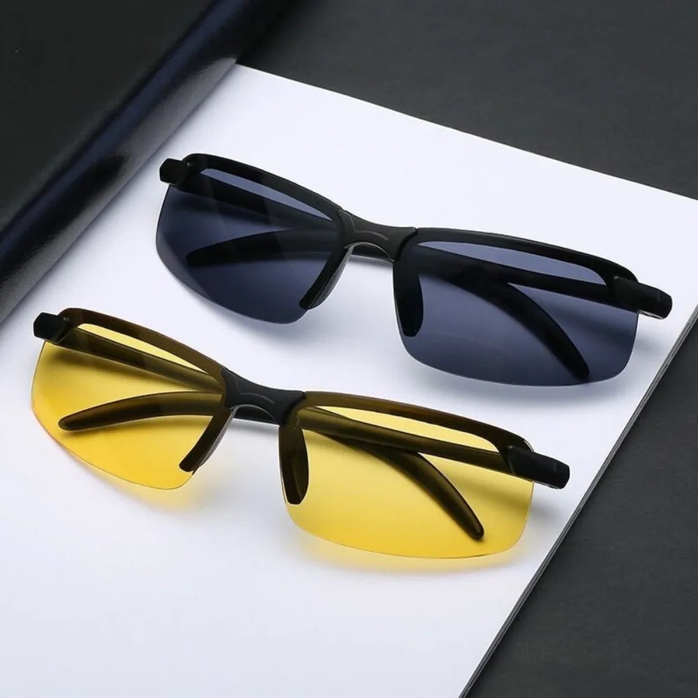 Sunglasses Male Day Night Vision Sunglasses Photochromic Polarized Driving Outdoor Glasses Ultralight Anti Radiation Glasses Fis