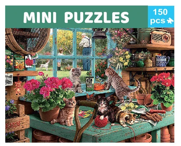 150PCS Mini Test Tube Jigsaw Puzzles for Adults Decompression Toy Fridget Puzzle Game Family Decoration Educational Toys
