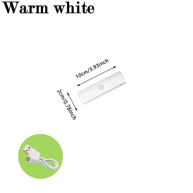 LED Night Light Motion Sensor Cabinet Light Night Lamp Under LED Magnetic Closet Light for Kitchen Cabinet Led