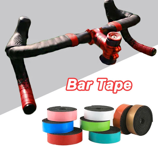 Road Bicycle Handlebar Tape PU+EVA Anti-Vibration Bike Straps Breathable Gravel Handle Belt Handlebar Wrap Cycling Acessories