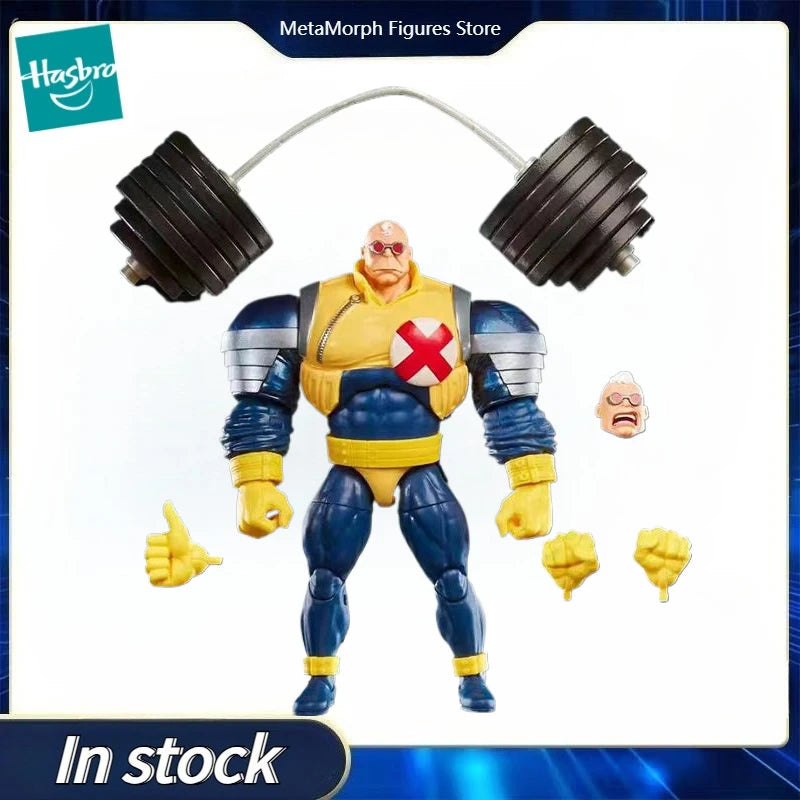 Original Hasbro MARVEL Legends Series X-Factor Strong Guy Anime Figure Toys Ornaments Collection