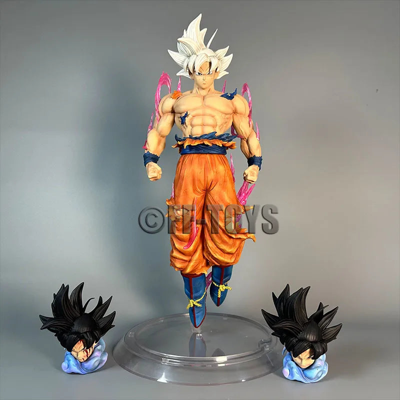 Dragon Ball Z Ultra Instinct Vegeta Figure Replacement Heads Vegeta Action Figures Pvc Statue Collection Model Toys Gift
