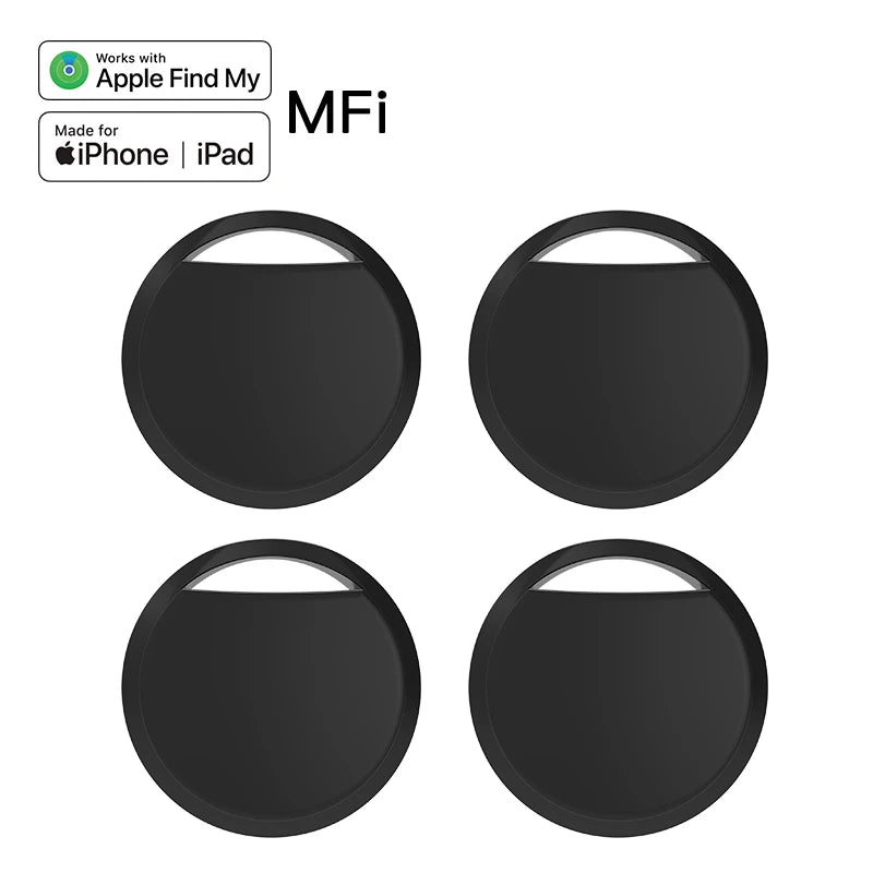 4 pcs Anti-lose Tracker for Apple Airtag via Find My Bluetooth GPS Tracker