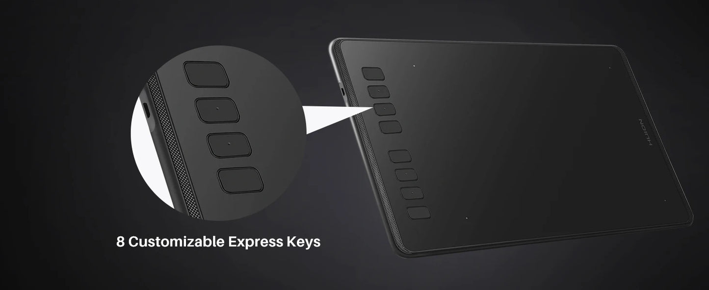 H950P Ultrathin Graphic Digital Tablets Pro-Drawing Pen, Battery-Free Stylus