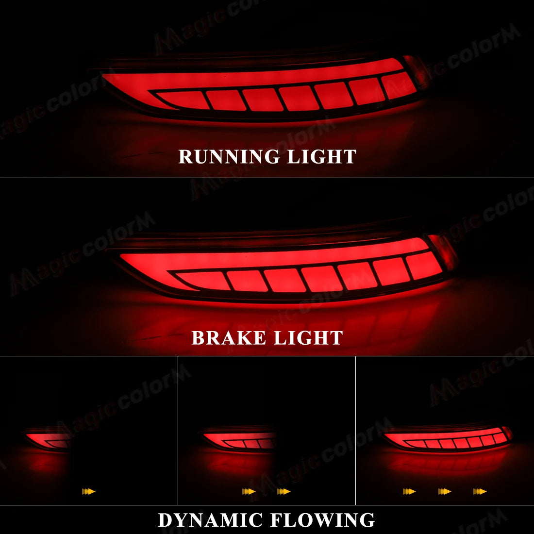 For Toyota Corolla Axio 2015 - 2018 For Lexus LS460 13-17 LS600hL 13-16 Rear Rear Bumper Reflector Lights Brake Turn Signal Lamp
