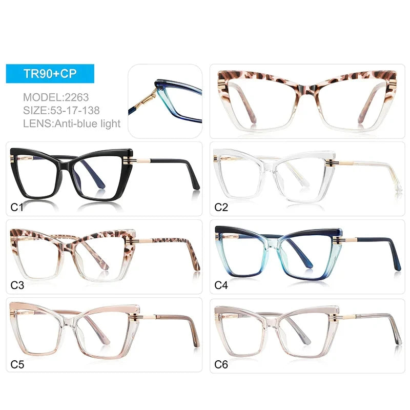 JNPCXI New Retro Square Clear Anti-Blu-Ray Eyewear TR90 Women Glasses Frame Fashion Men Optical Eyeglasses Frame Computer