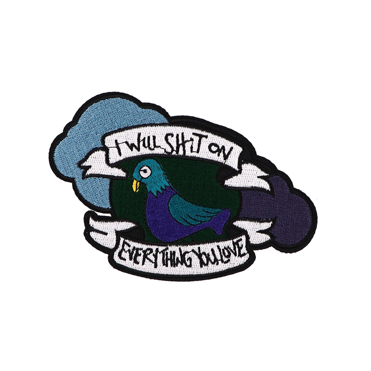 Cute Pigeon Bird Embroidery Patch Cartoon Animal Patch Iron On Patches For Clothing Patches On Clothes Jeans Sew Stickers