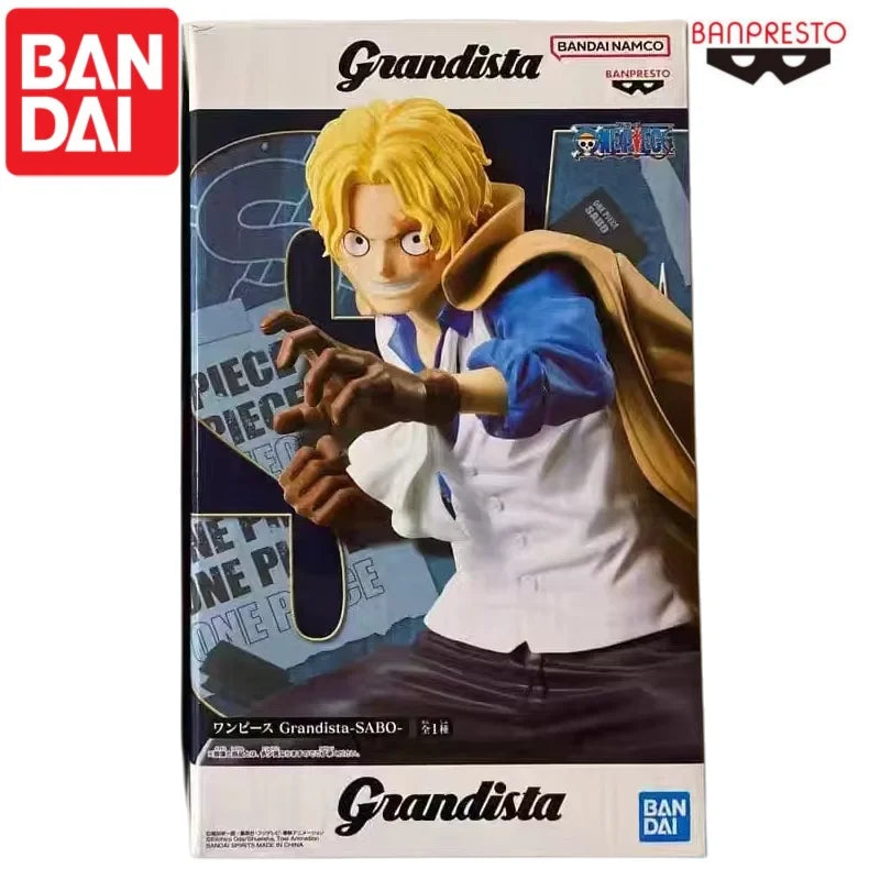Special OfferIn Stock Original Bandai Banpresto One Piece Grandista Sabo Anime Figure Mol Collector Figurine Toys Desktop Orname