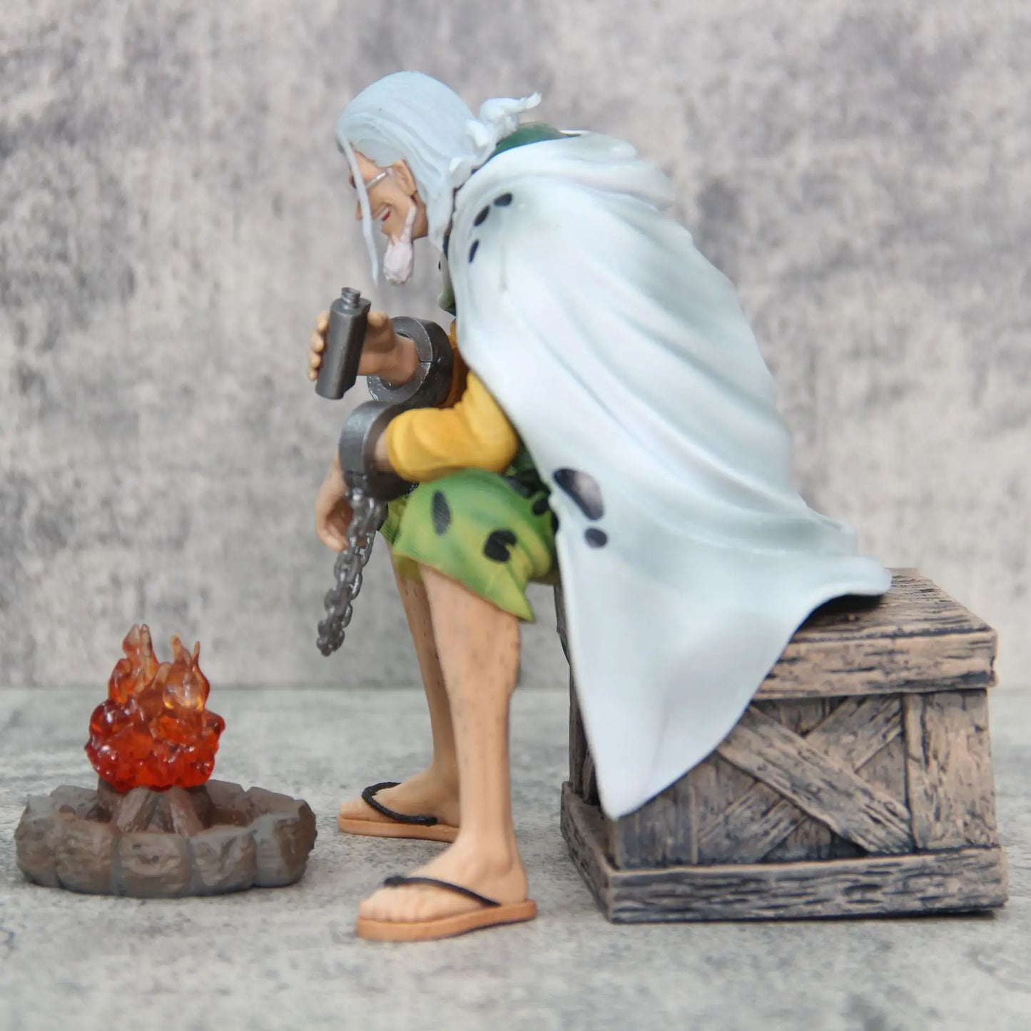15cm Anime One Piece Silvers Rayleigh Action Figures PVC Model Statue Collection