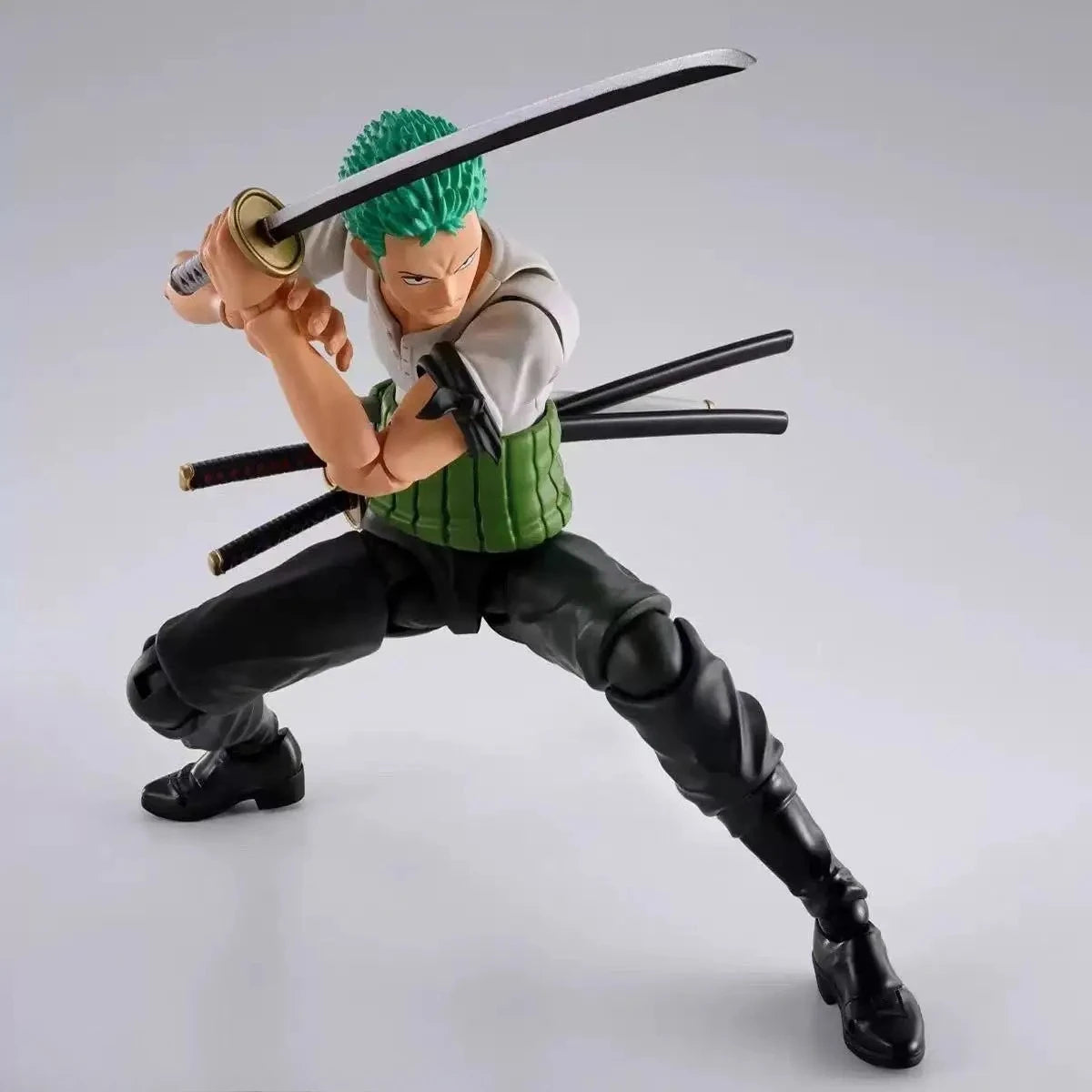 【IN STOCK】Original Bandai S.H.Figuarts One Piece Roronoa Zoro Romance Dawn 15cm Figure Collectible Model Toy Gift