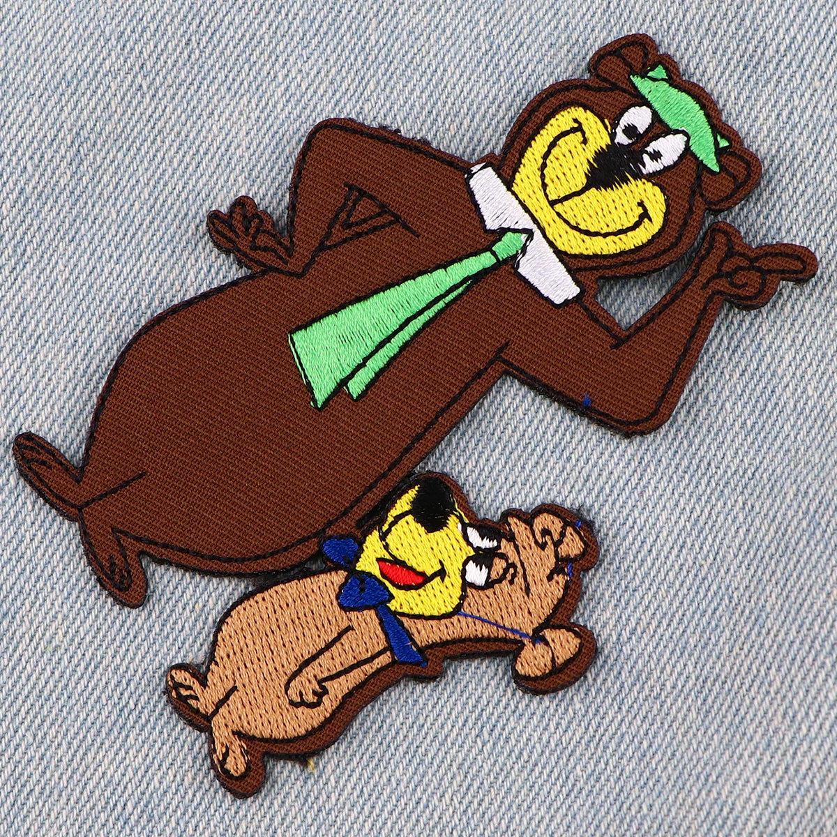 Cute Bear Patches Embroidered Diy Iron on Patches for Clothing Jacket Badges Sewing Stickers Applique Cartoon Animal Patches