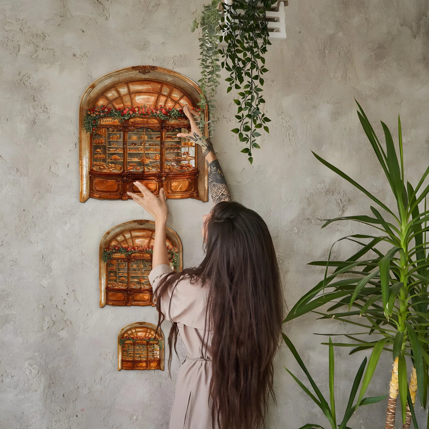 Interesting Wooden Jigsaw Puzzle Artistic Home Decor Christmas and Halloween Gift Toy For Teen And Kid