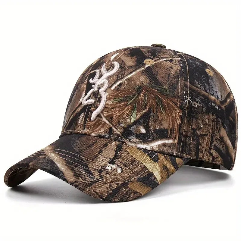 Outdoor Camouflage Baseball Cap Quick-Dry Jungle Leaves Sun Hat for Men Women