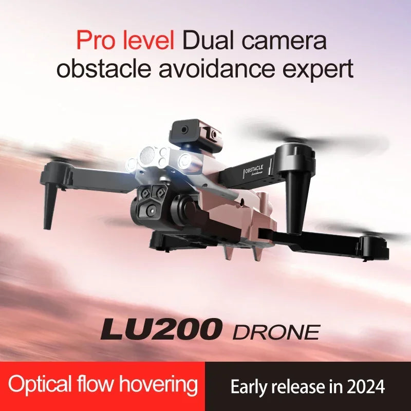 LU200 Drone 8K GPS Pro HD Aerial Photography Triple-Camera WIFI Omnidirectional