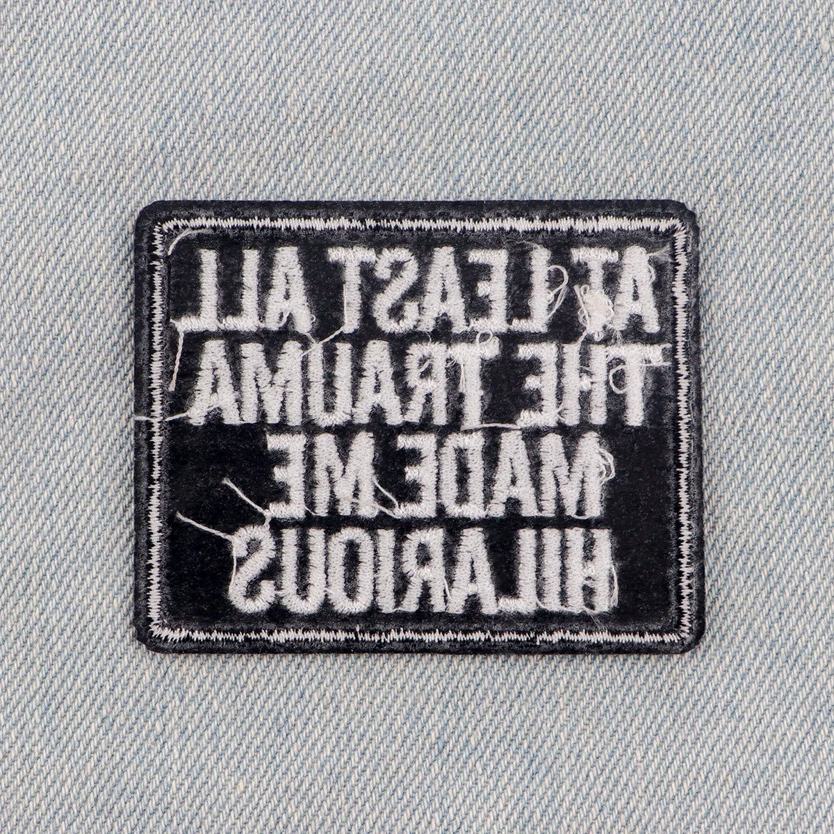 Funny Quotes Embroidery Patch Letters Iron On Patches For Clothing Thermoadhesive Patches On Clothes DIY Sew Badges