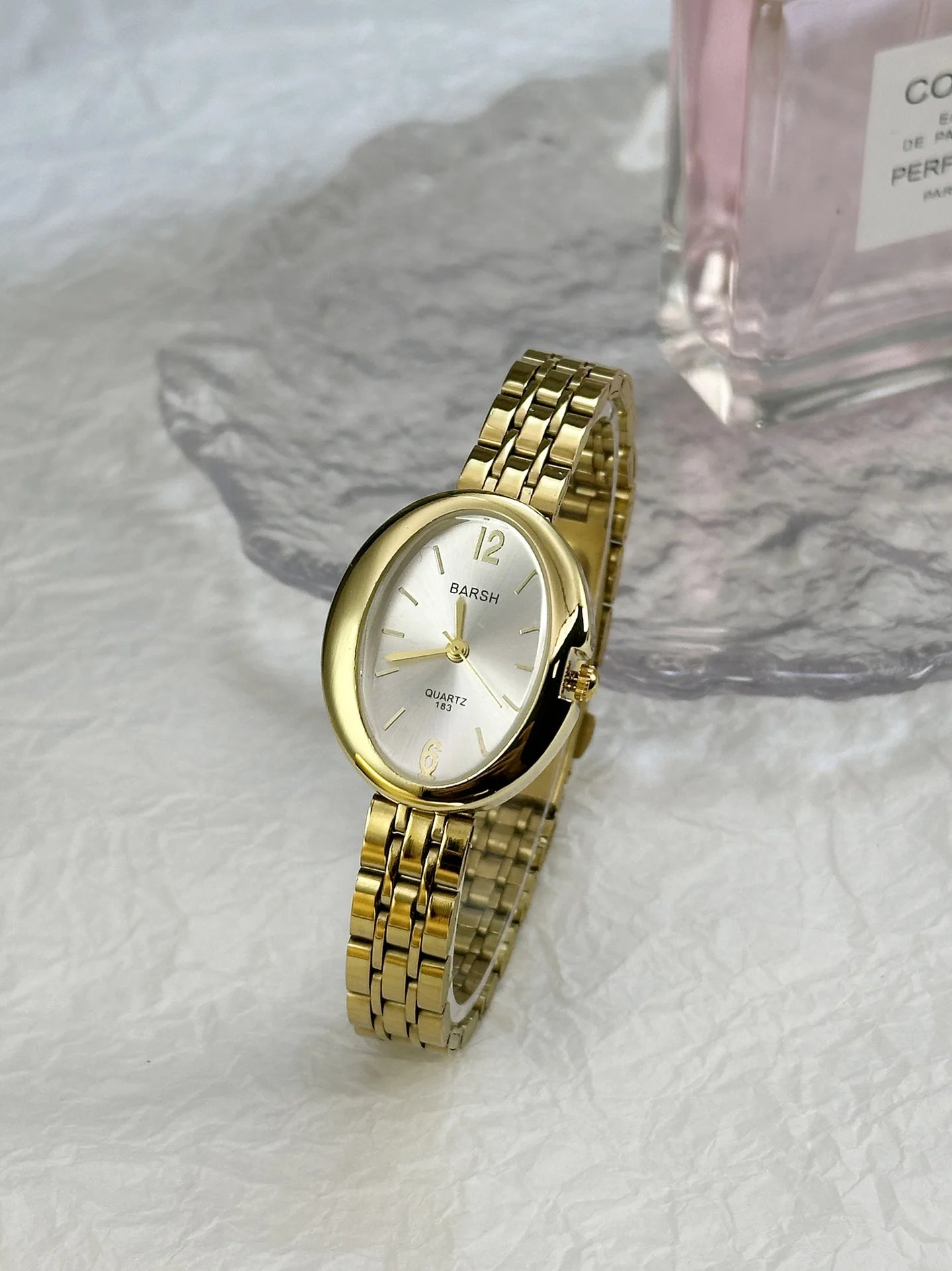Luxury Ladies Oval Dial Watch Women Quartz Watches Fashion Stainless Wristwatch Gift Dress Clock Reloj De Mujer Relogio Feminino