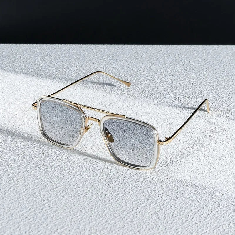Men's Simple Fashion Trendy Men's Glasses European and American Fashion Retro Hong Kong Trend Style Suitable for Men and Women