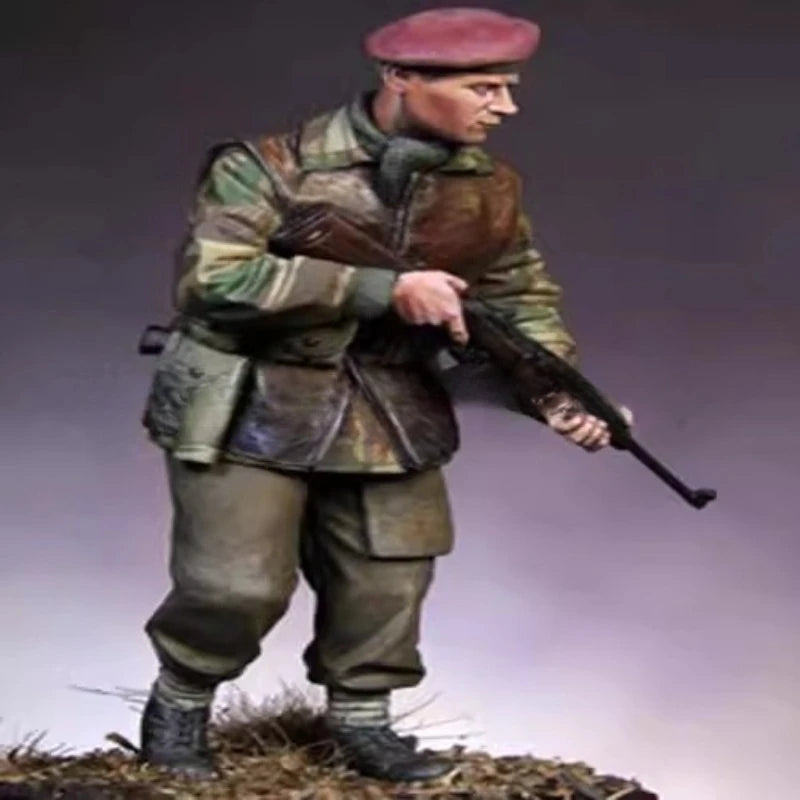 1/16 Casting Resin Model Grey Kit UK Assault Team Model Requires Assembly Unpainted