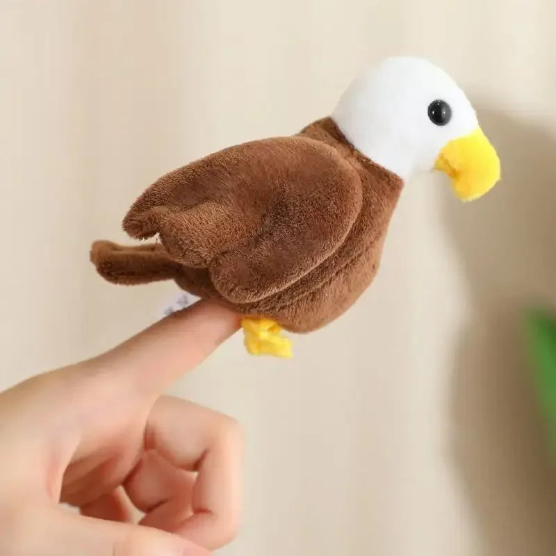 9cm Latest Marine Animal Finger Cover Filled Plush Toy Handmade Doll Cartoon Anime Cute Children's Birthday Gift Fun Doll