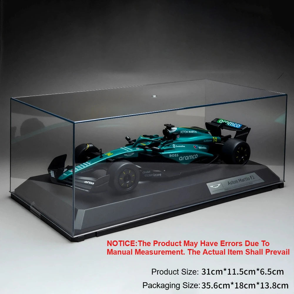 1:18 F1 Racing Car Diecast Alloy Model Toys Car Rubber Tire Front Wheel Steering Miniature Sports Car Boyfriend's Christmas Gift