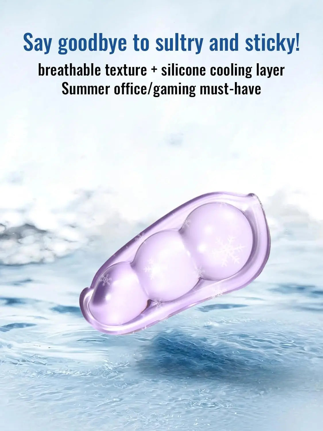 Clear Gel Wrist Rest for Keyboard and Mouse, Silicone Keyboard Wrist Rest, Cute Ergonomic Wrist Rest for Keyboard Mouse ﻿