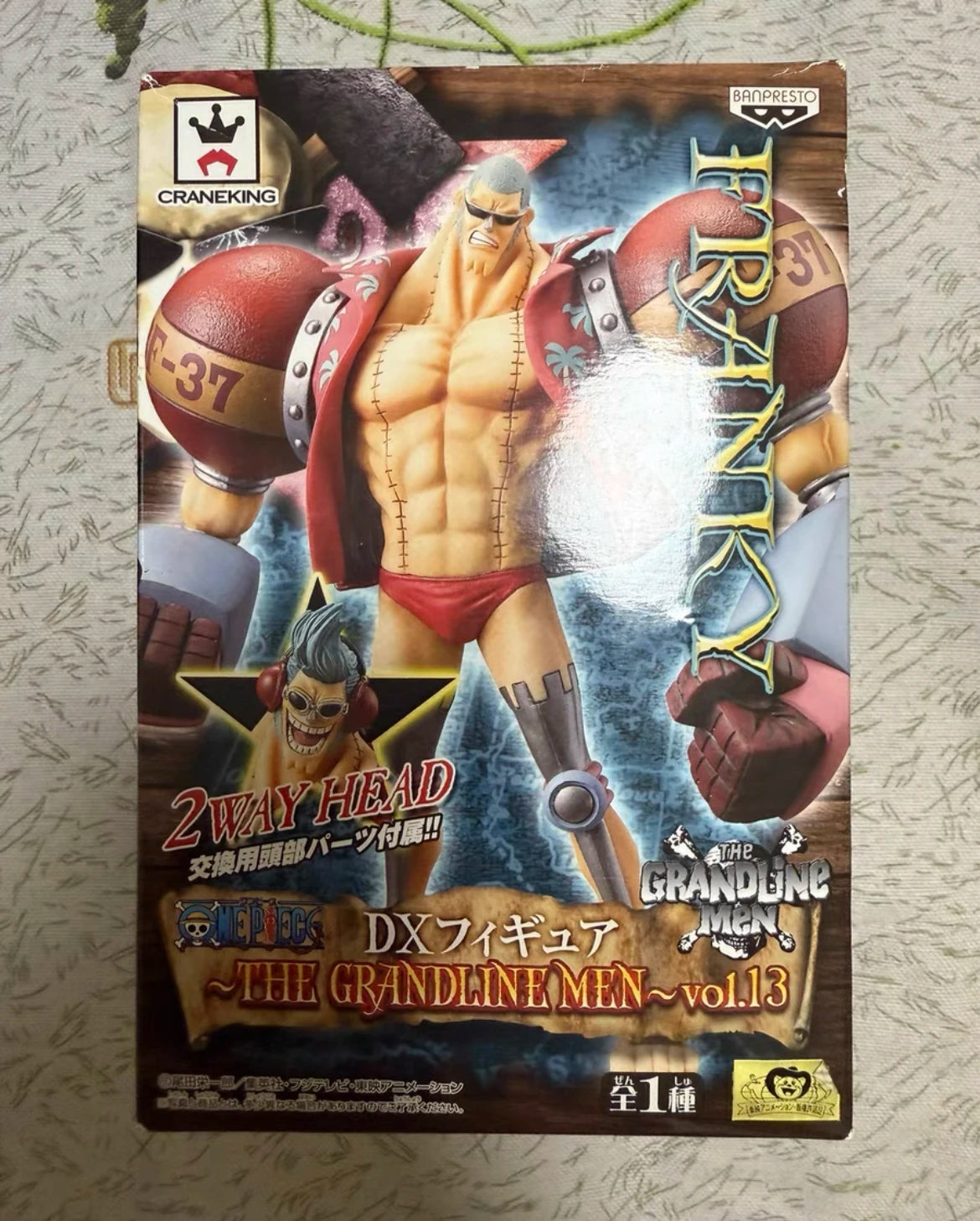 【IN STOCK】Original Banpresto One Piece Franky Cyborg BF-37 18cm Figure PVC Collectible Model Toy Gift