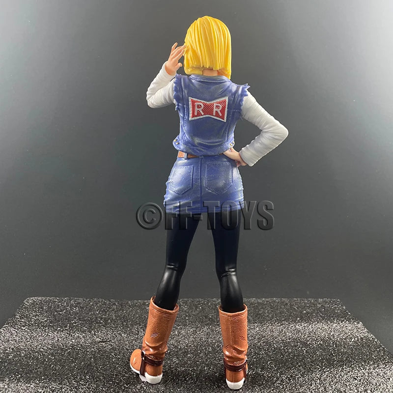 Anime Dragon Ball Z Android 18 Figure Android 18 26cm PVC Action Figurine Collection Model Toys For Children Gifts