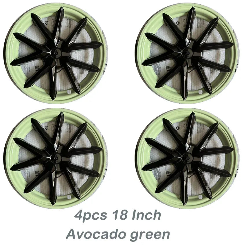 4PCS Hub Cap Car For Tesla Model 3 2017-2023 18 Inch Wheel Cap Replacement Automobile Wheel Hubcap Full Rim Cover Accessories