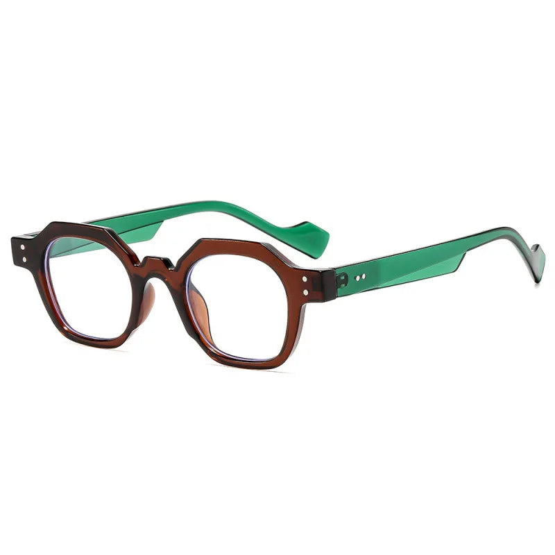 JNPCXI Small Frame Classic Polygon Glasses Women Men Luxury Brand Designer Computer Games Anti-Blue Light Eyewear Unisex Lentes