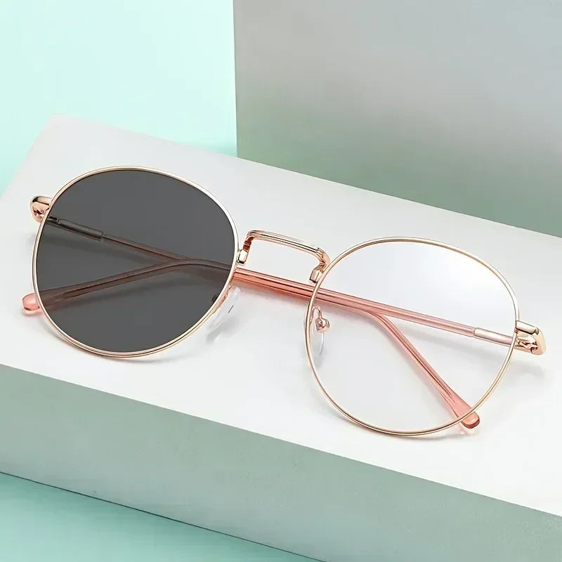 2 in1 Photochromic New Design Anti Blue Light and Anti Radiation Eye Glasses Glasses for Men Women