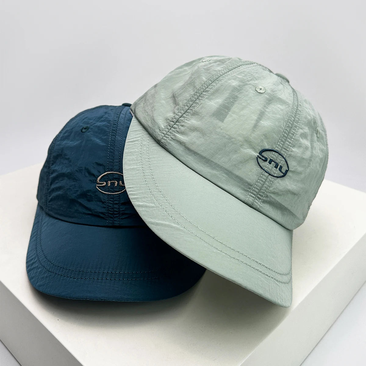 New Unisex Quick Drying Embroidered Letters Baseball Hats Breathable Simple Sunshade Wide Eave Peaked Caps Versatile Outdoor ins
