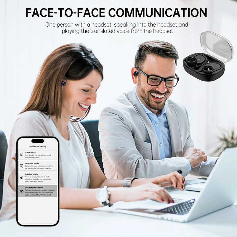 Language Translation Earbuds Online Support 144 Languages And Accent Translate Music And Call Wireless Translation Device 2025