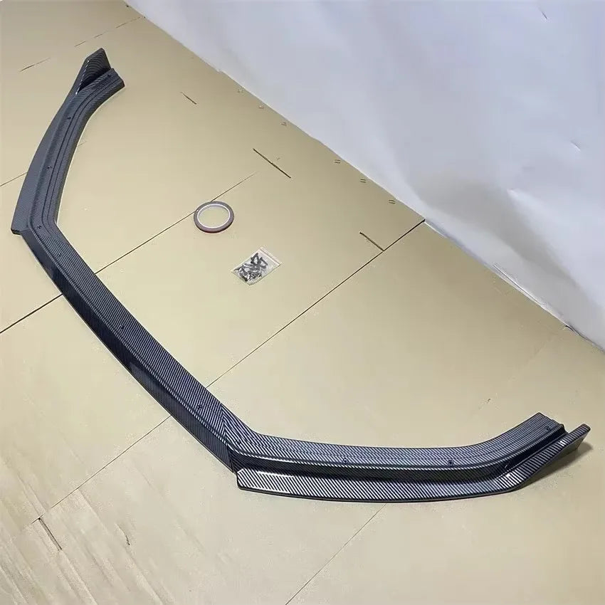 For VW POLO MK5 TSI TGI MPI 2014 2015 2016 2017 Car Front Bumper Lip Spoiler Splitter Diffuser Separator Bodykits Gloss Black
