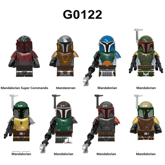 8pcs Anakin Darth Vader Obi-Wan Cal Kestis Jedi Star Wars Mini Man Figures M26